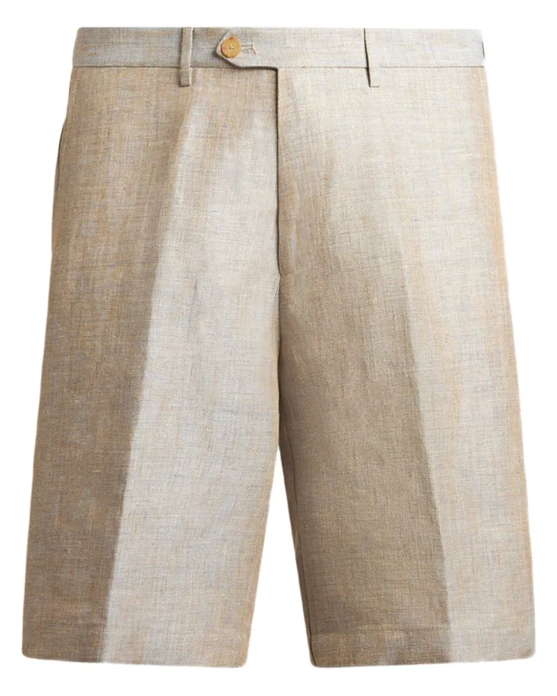 Etro Shorts aus Leinen - Nude Nude