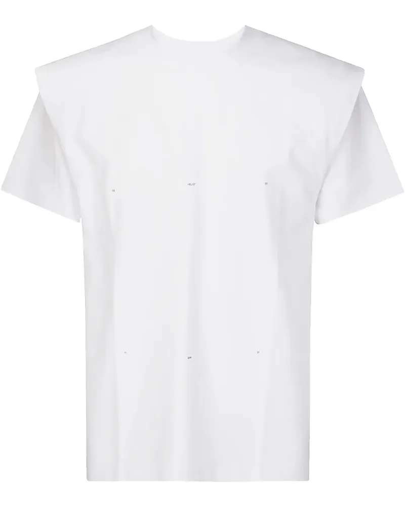 Heliot Emil T-Shirt mit Logo-Print - Weiß Weiß