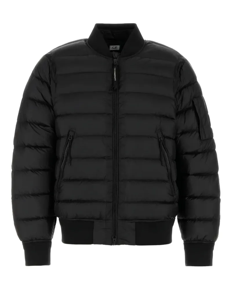 C.P. Company Gesteppte Daunen-Bomberjacke - Schwarz Schwarz