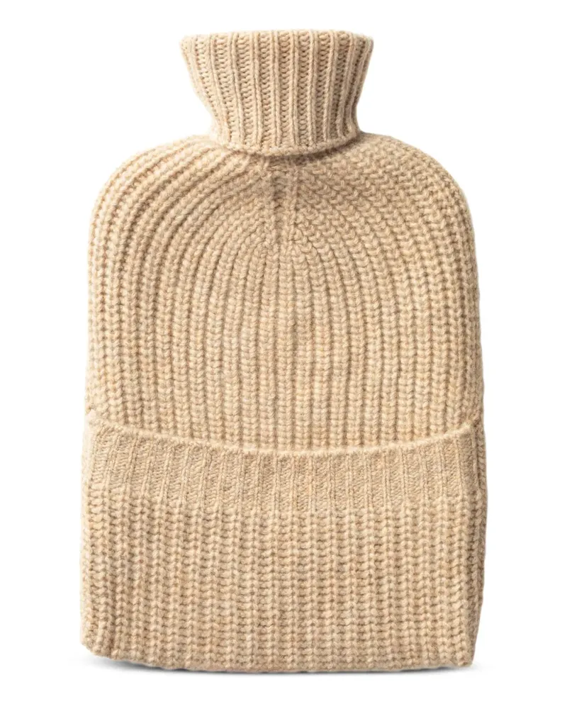 Johnstons of Elgin Gerippter Strickmantel mit Warmwasser - Nude Nude