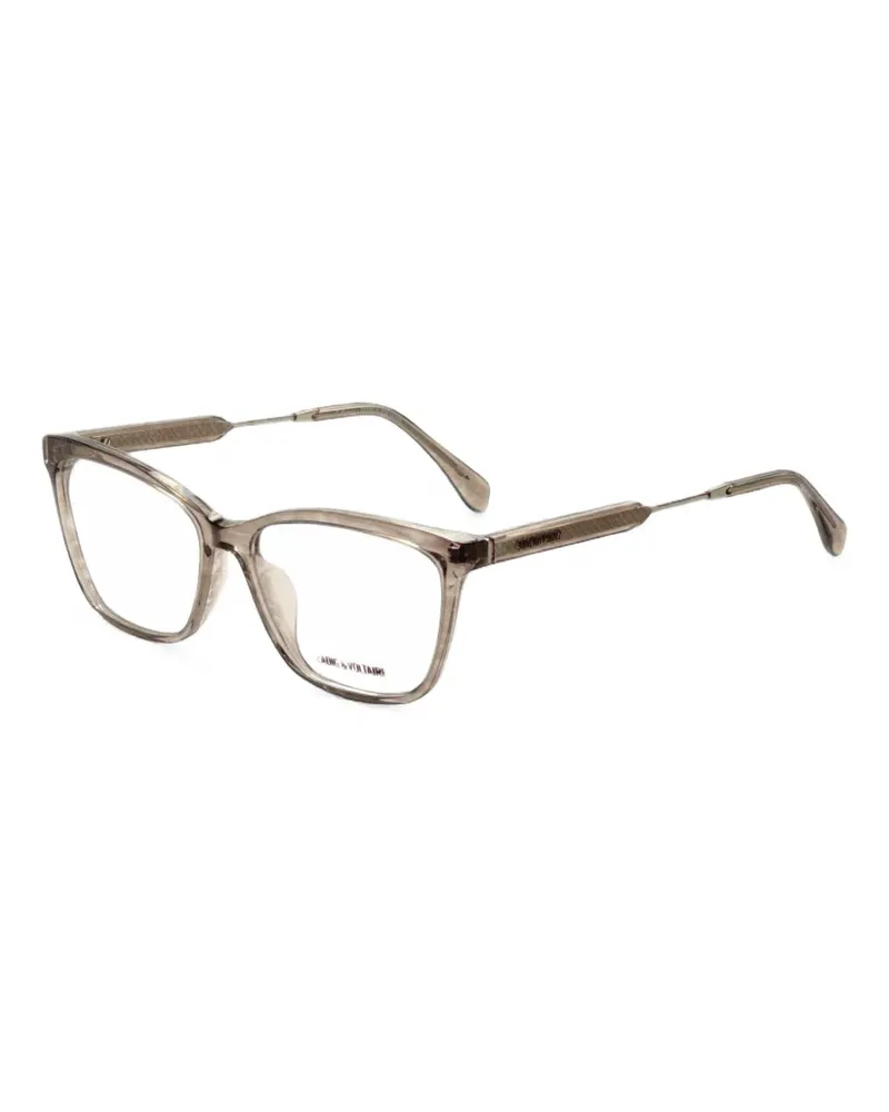 Zadig & Voltaire Brille mit eckigem Gestell - Grau Grau