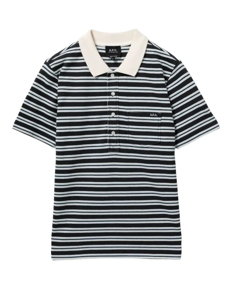 A.P.C. Oscar T-Shirt - Blau Blau
