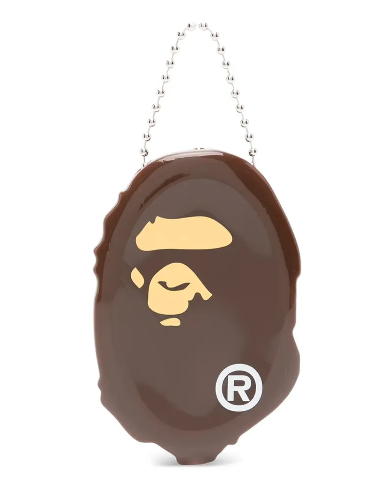 BAPE Schlüsselanhänger mit Logo - Braun Braun