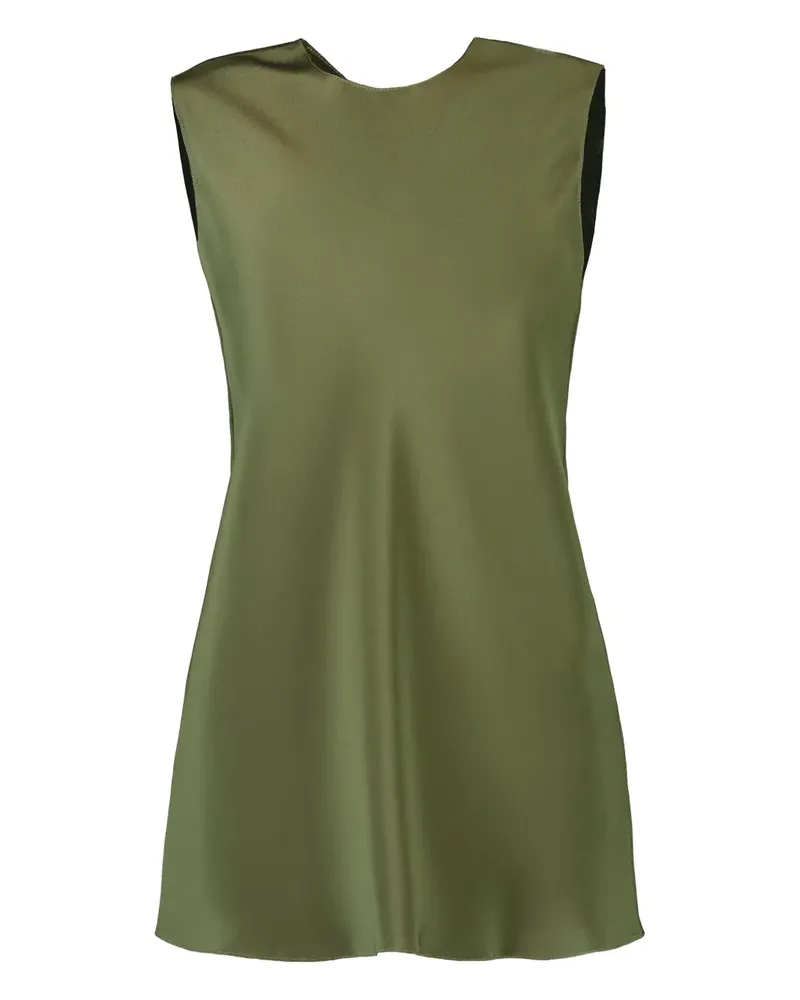 Peter Cohen sleeveless satin top - Grün Grün