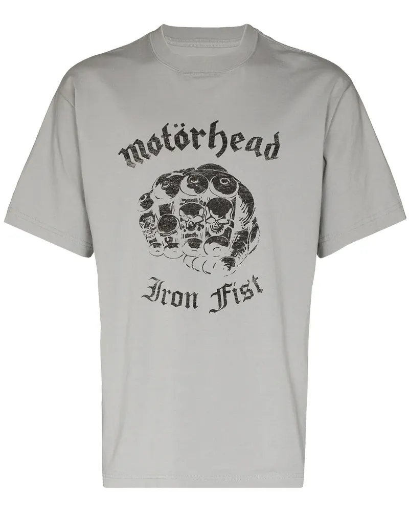 Neighborhood x Motörhead T-Shirt mit Slogan - Grau Grau