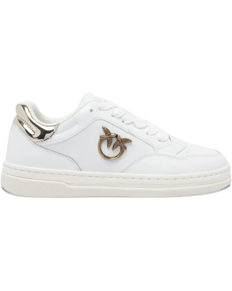 Pinko Sneakers mit Metallic-Einsätzen - Weiß Weiß