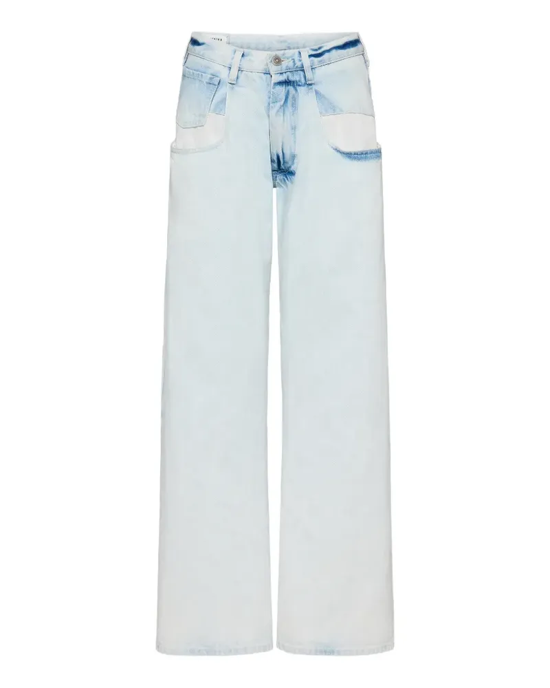 Maison Margiela Memory Of Jeans mit Bleached-Effekt - Blau Blau