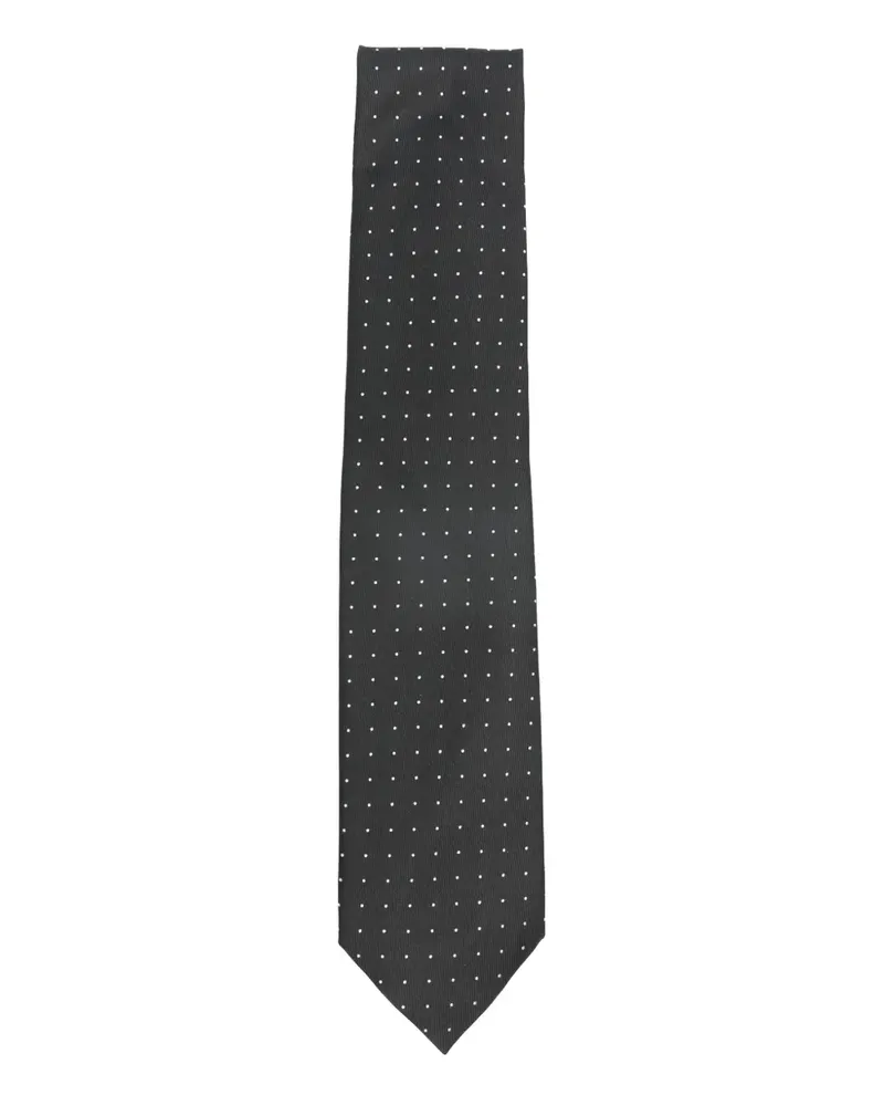 Tom Ford polka-dot tie - Schwarz Schwarz