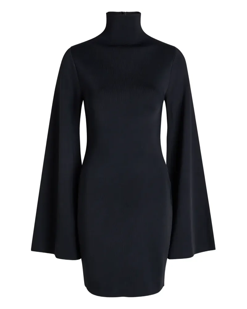 Calvin Klein mock-neck mini dress - Schwarz Schwarz