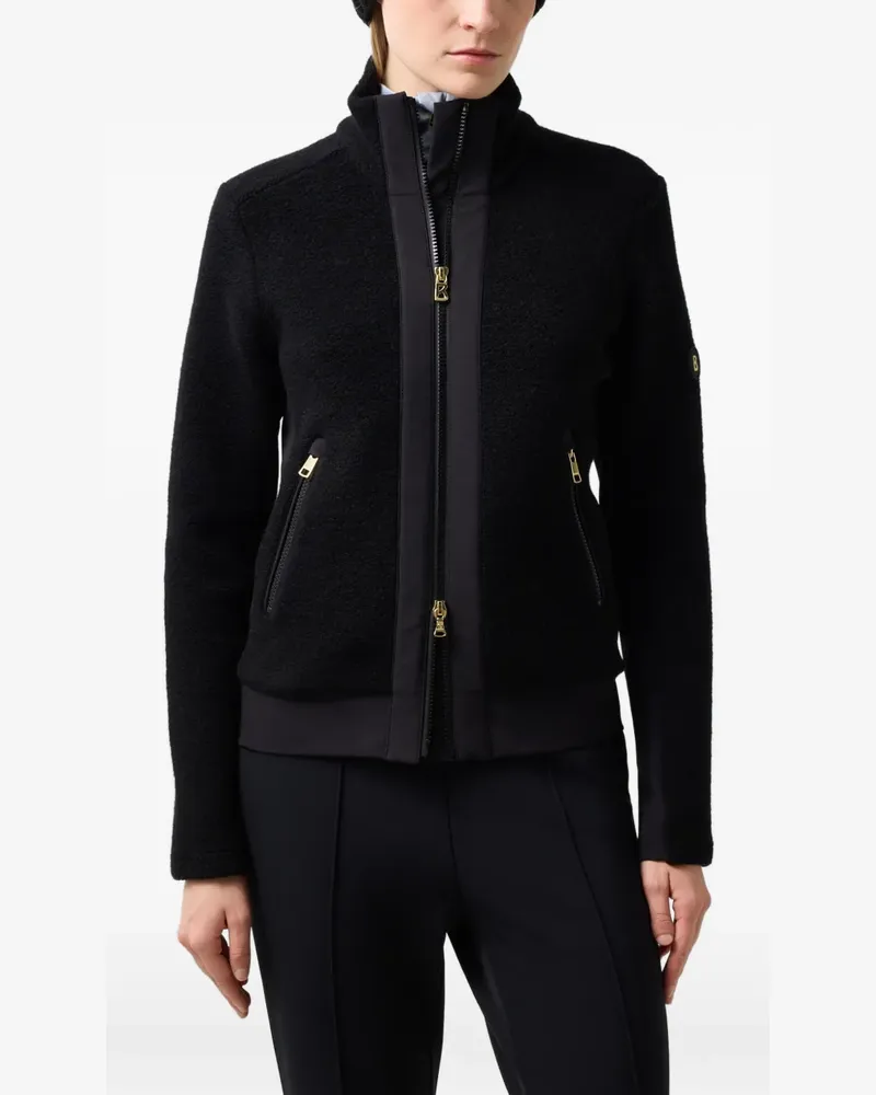 Bogner Fjella high-neck zip-up jacket - Schwarz Schwarz