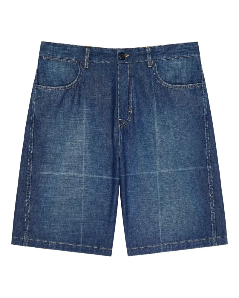 Givenchy faded-effect shorts - Blau Blau