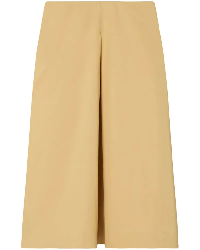 Tory Burch Midirock mit Falten - Nude Nude