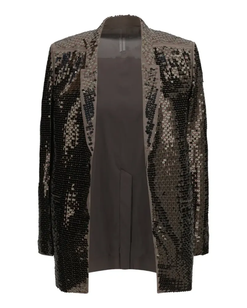 Rick Owens embroidered concordian jacket - Braun Braun