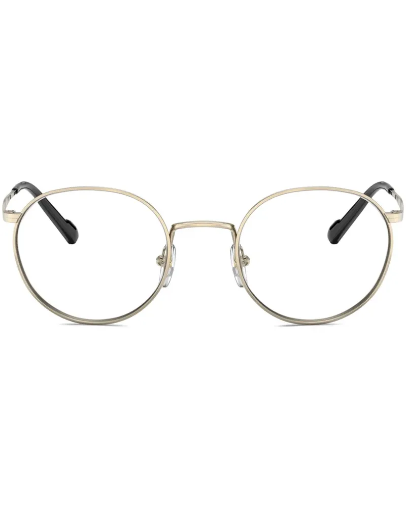 Vogue Brille mit rundem Gestell - Gold Gold