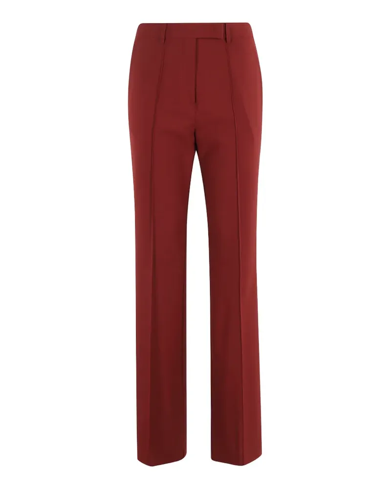 Semicouture Sienna welt-pocket trousers - Rot Rot
