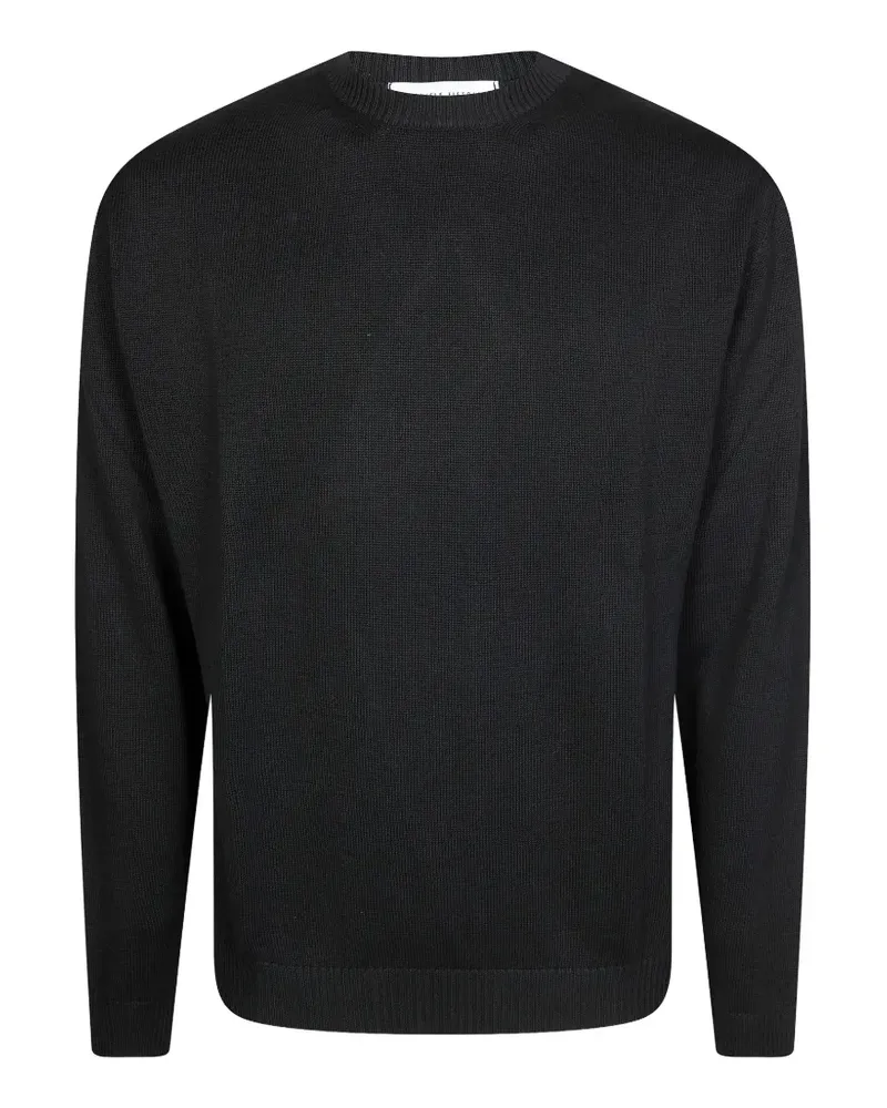 Daniele Fiesoli Fein gestrickter Pullover - Schwarz Schwarz