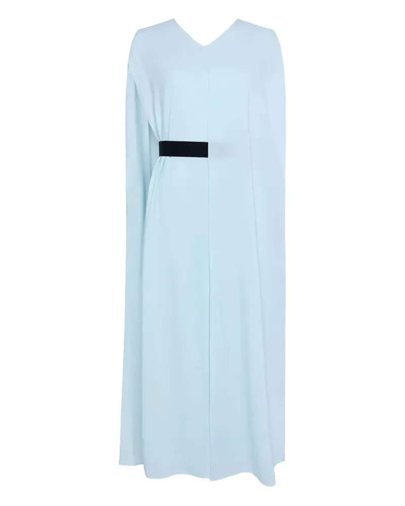 Roksanda Ilincic Fyera Midikleid mit V-Ausschnitt - Blau Blau