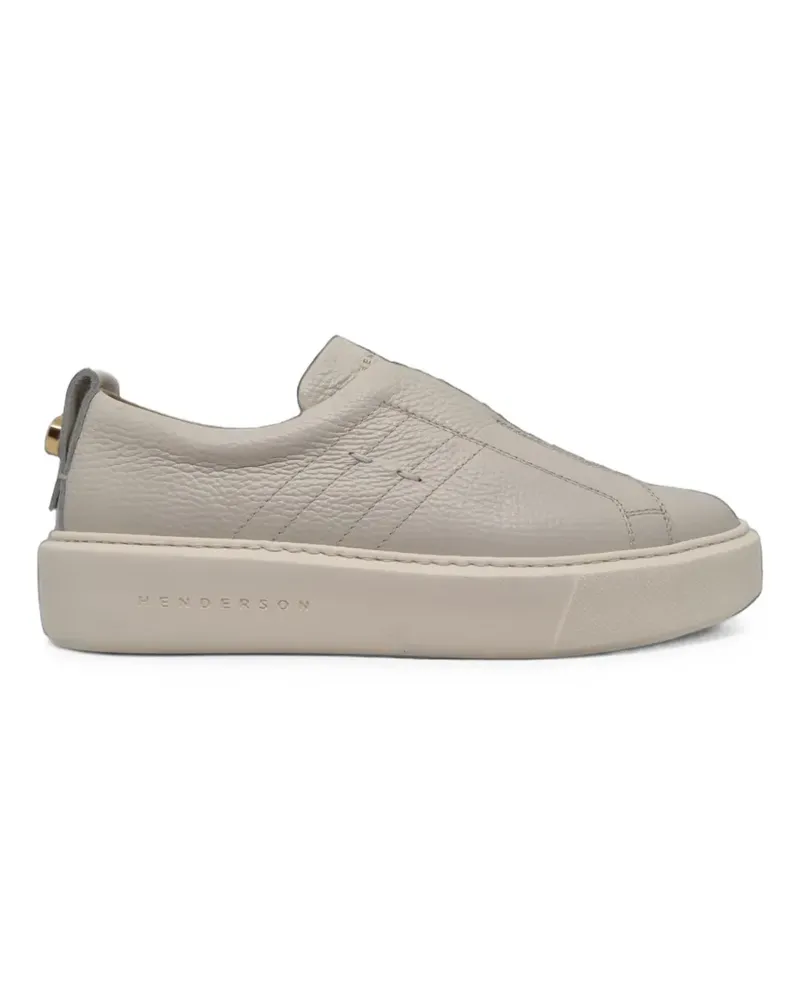 Henderson Sneakers aus gekörntem Leder - Grau Grau