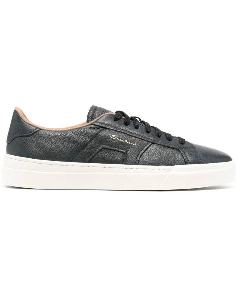 Santoni Sneakers aus Leder - Blau Blau