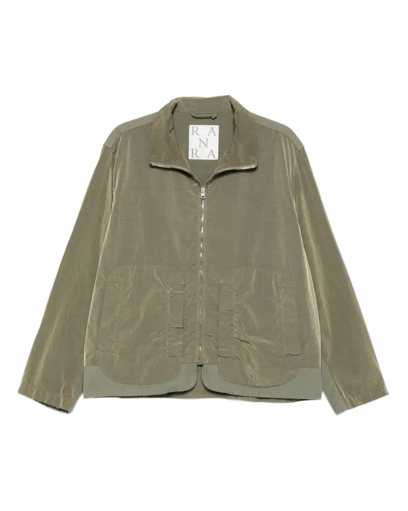 RANRA zip-front patch-pocket jacket - Grün Grün