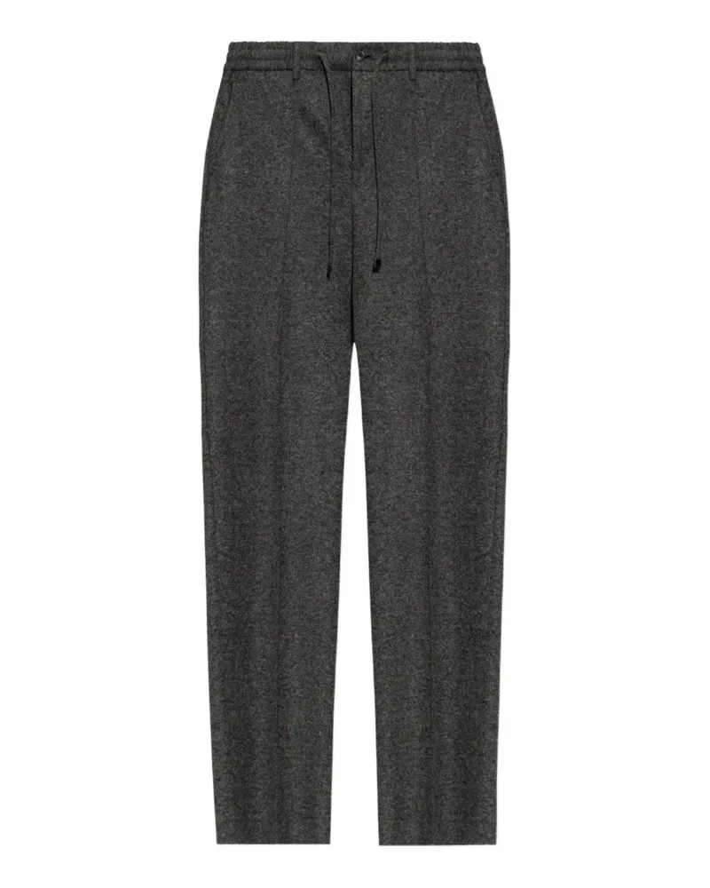 Etro Bundfaltenhose mit Kordelzug - Grau Grau