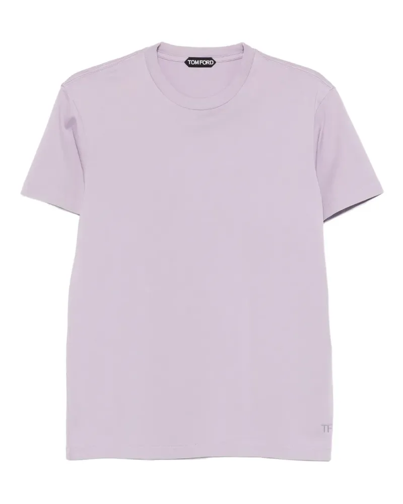 Tom Ford T-Shirt mit Rundhalsausschnitt - Violett Violett