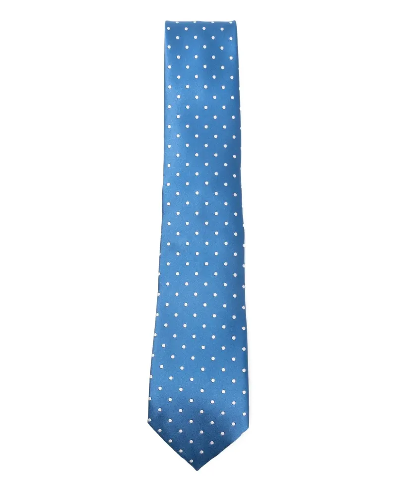 Tom Ford polka-dot silk tie - Blau Blau