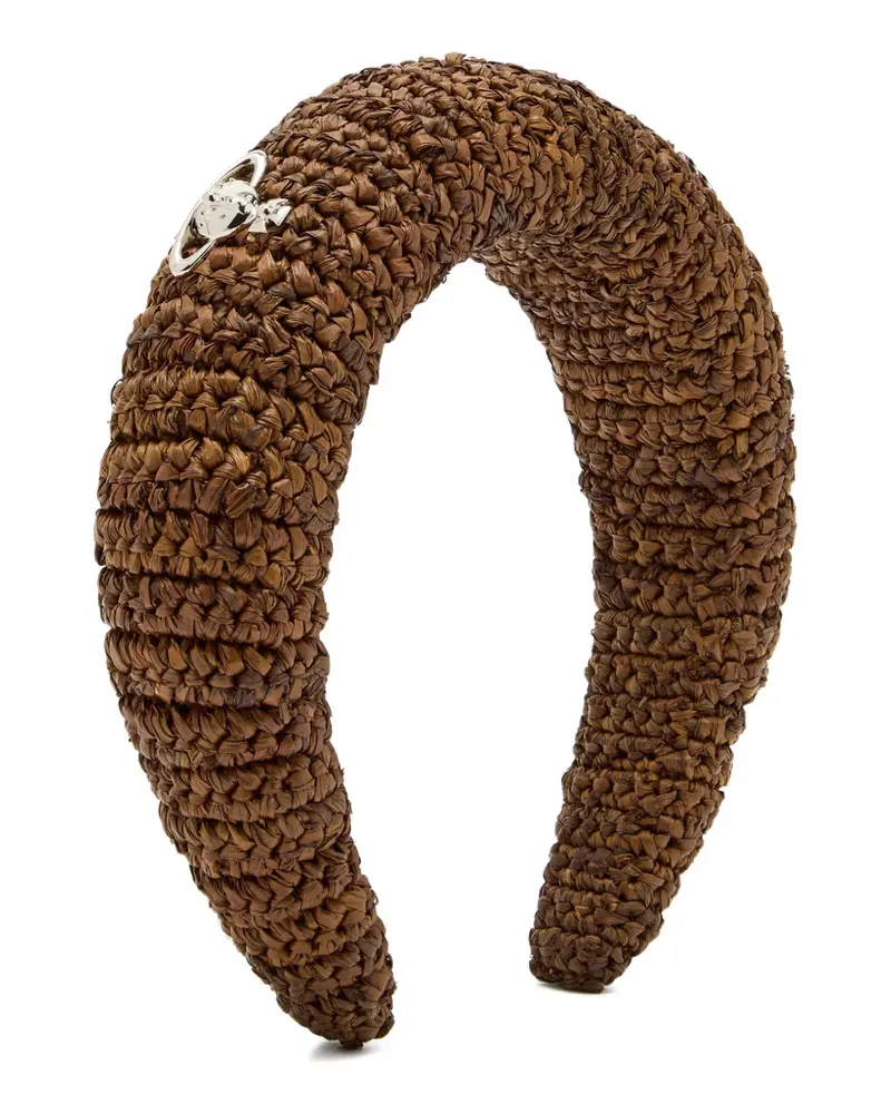 Vivienne Westwood Orb headband - Braun Braun