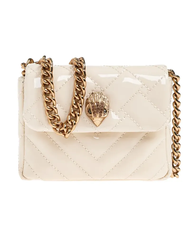 Kurt Geiger nano Kensington quilted cross body bag - Nude Nude