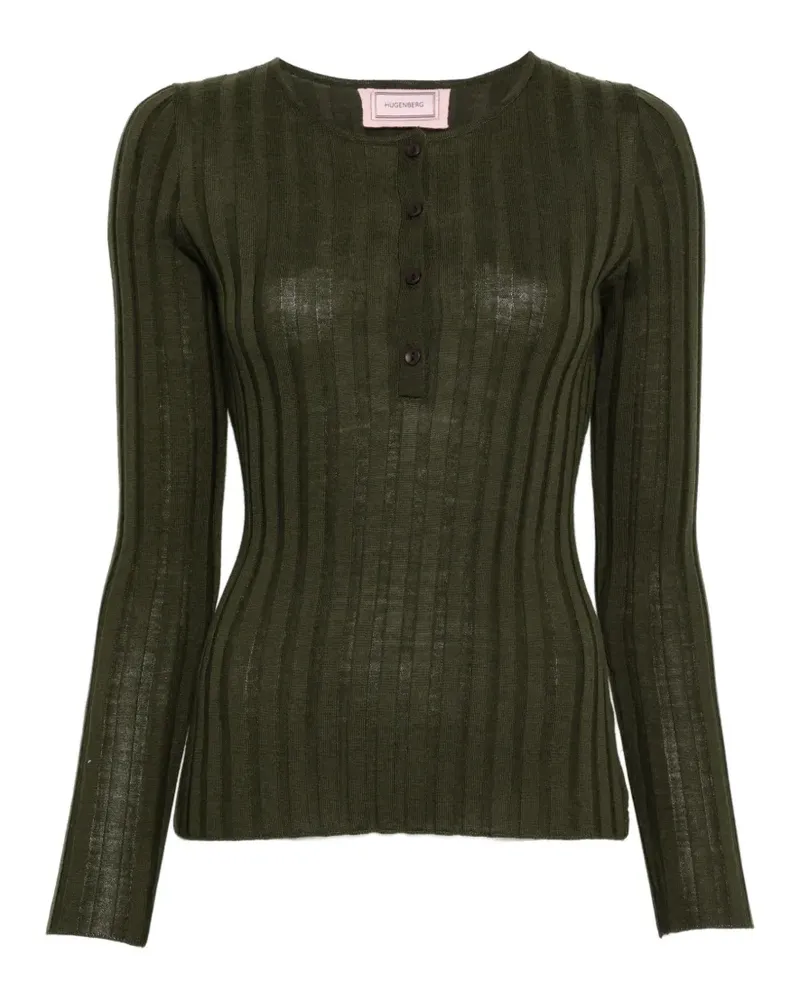 Hugenberg Pullover mit rundem Ausschnitt - Grün Grün