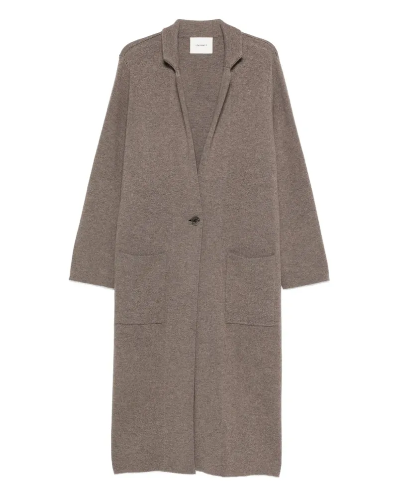 Lisa Yang buttoned pocket cardicoat - Braun Braun
