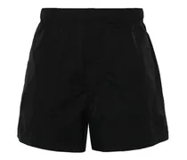 Badeshorts mit Logo-Stickerei - Schwarz