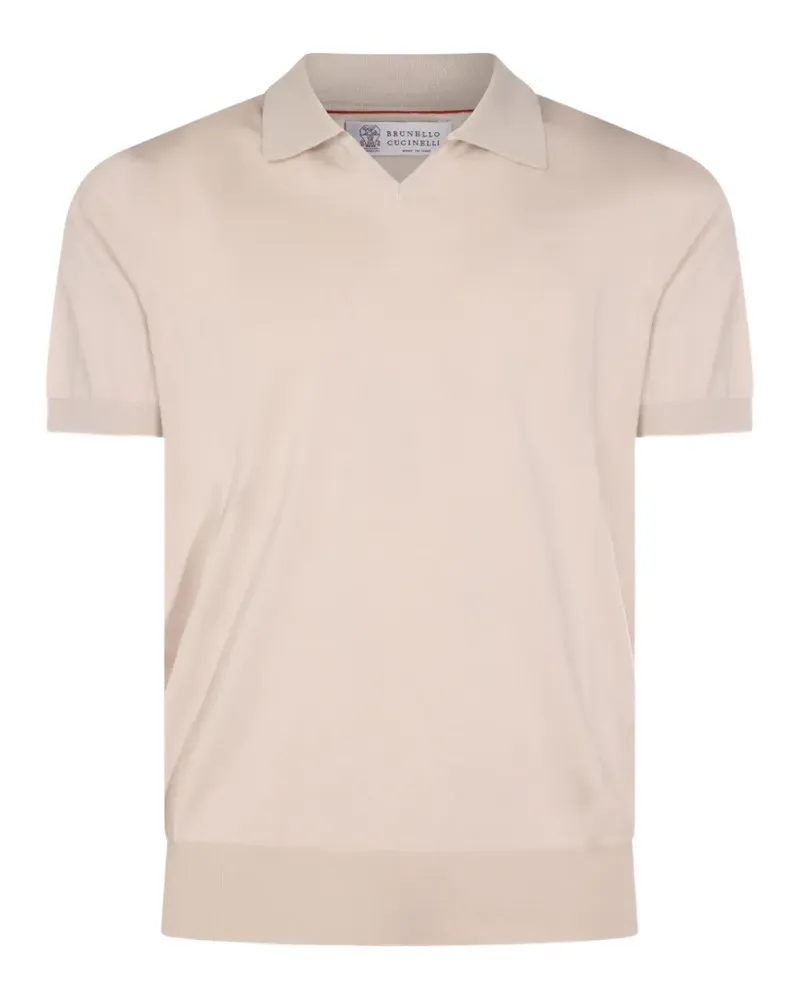 Brunello Cucinelli short-sleeves T-shirt - Nude Nude