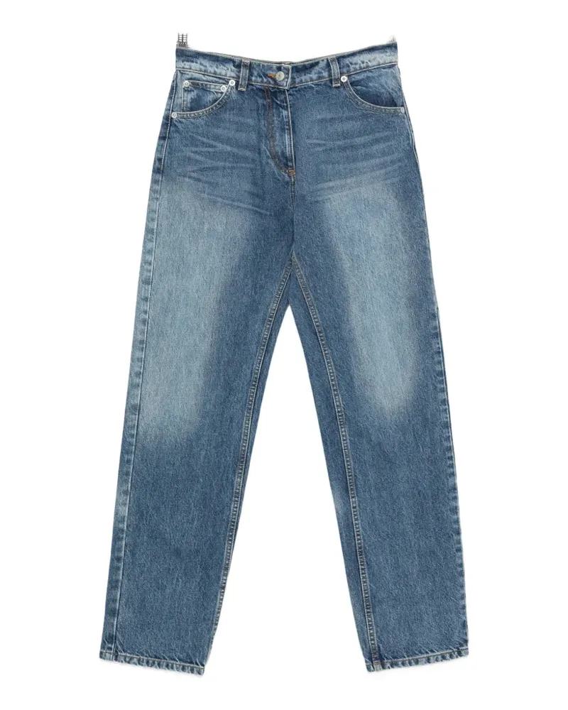 Magda Butrym faded-effect straight-leg jeans - Blau Blau
