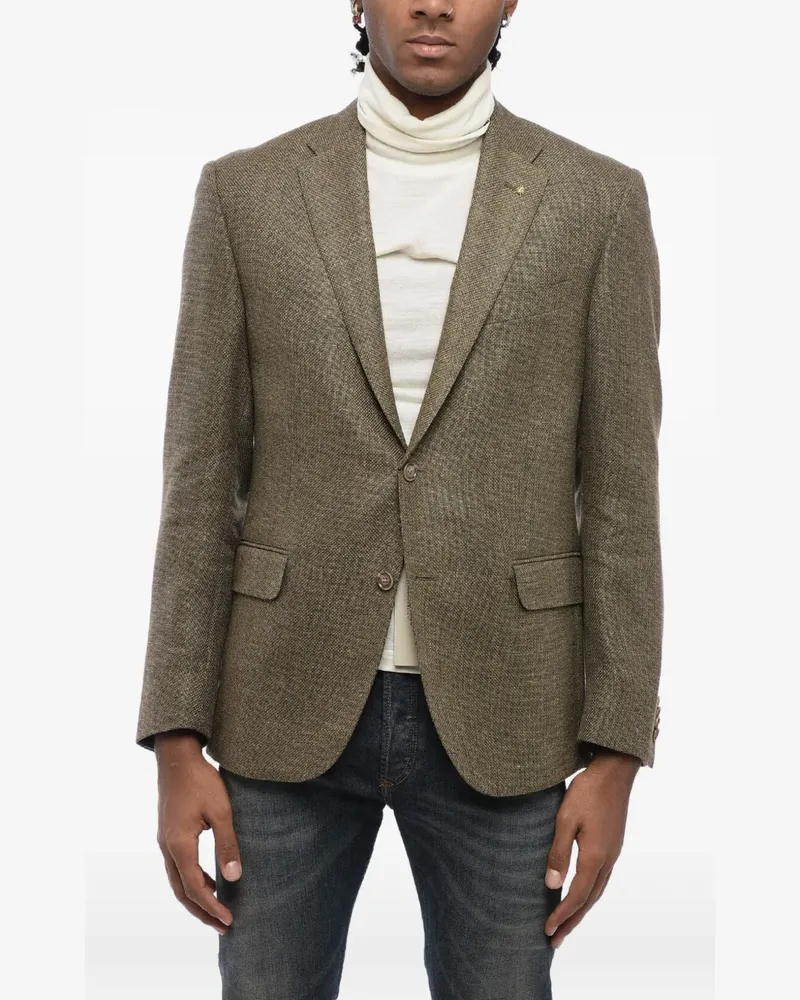Corneliani single-breasted blazer - Grün Grün