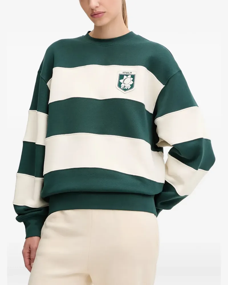 EA7 striped sweatshirt - Grün Grün