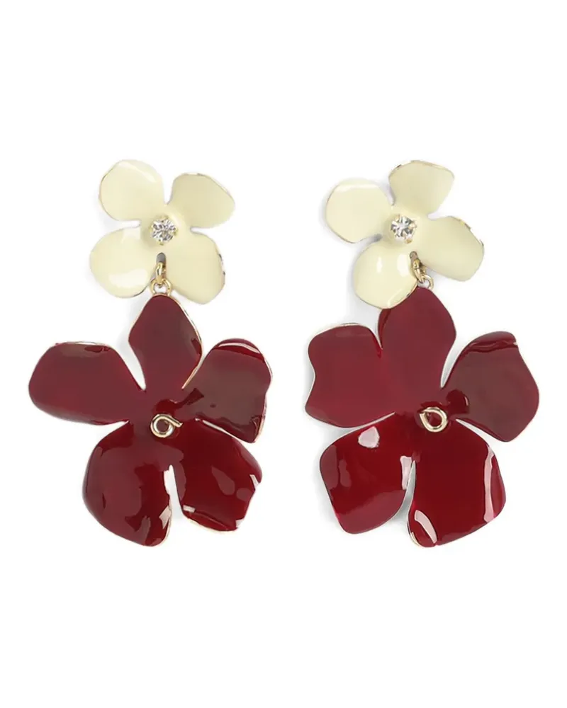 Marni flower-design earrings - Rot Rot