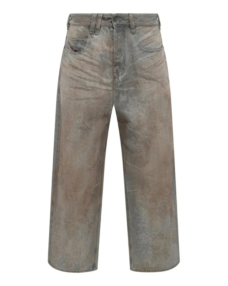Diesel 1997 D-Eni-M-FSI2 distressed straight-leg jeans - Grau Grau