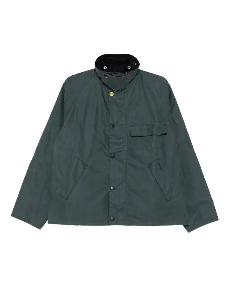 Barbour Hemdjacke mit geknöpften Taschen - Grün Grün