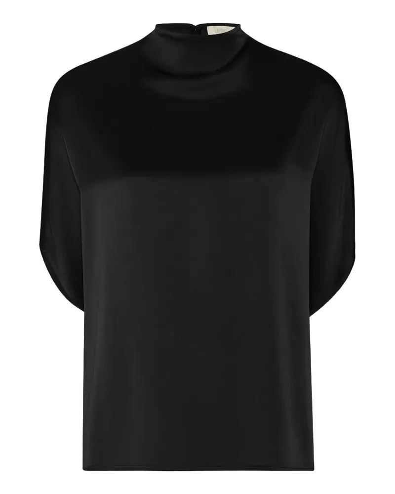 LAPOINTE high-neck blouse - Schwarz Schwarz