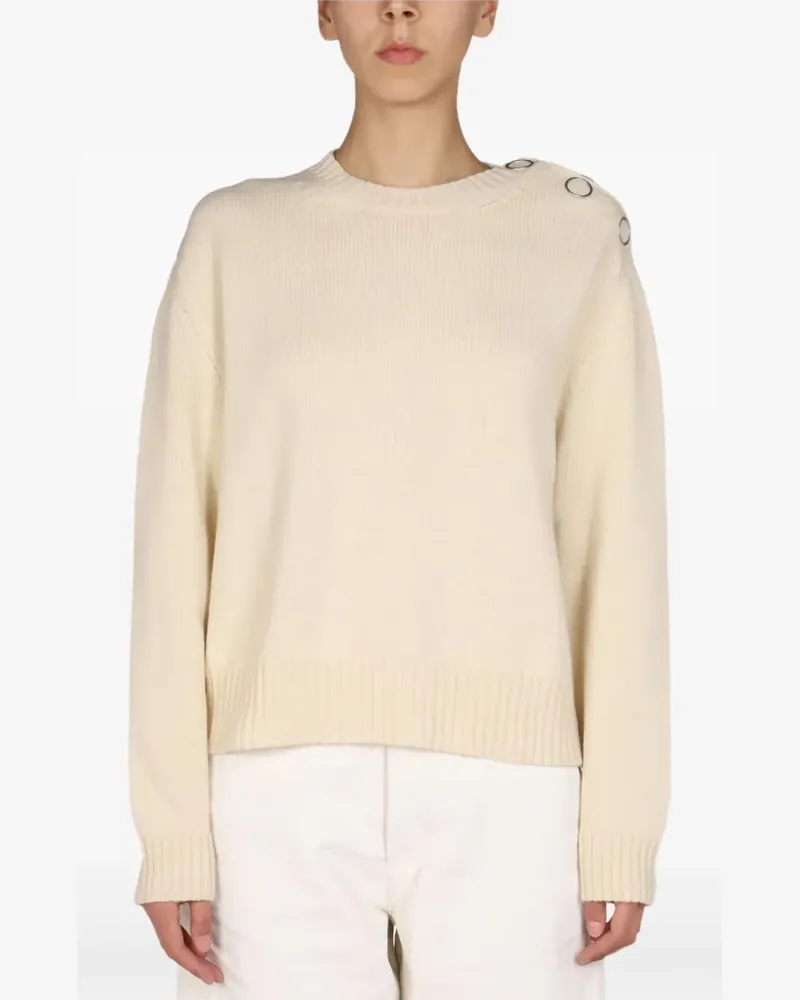 Jil Sander button-detail sweater - Nude Nude