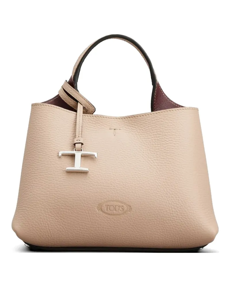 TOD'S Shopper mit Logo - Rosa Rosa