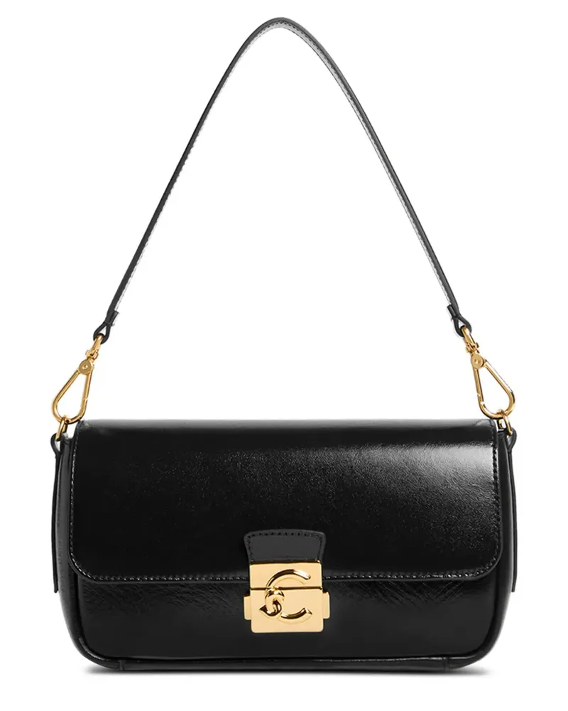 Coccinelle Mittelgroße C-Me Schultertasche - Schwarz Schwarz