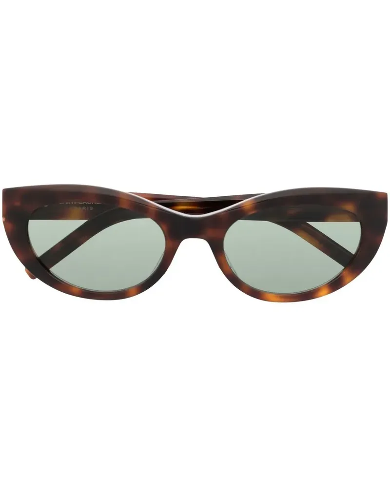 Saint Laurent Sonnenbrille in Schildpattoptik - Braun Braun