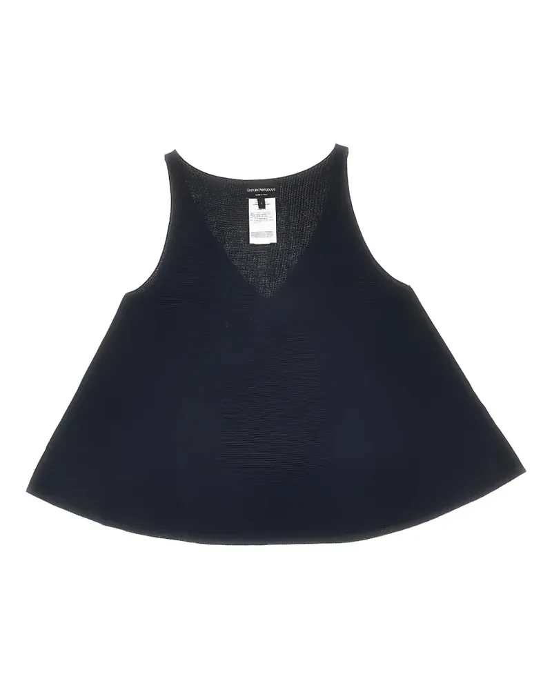 Emporio Armani Links V-neck tank top - Blau Blau