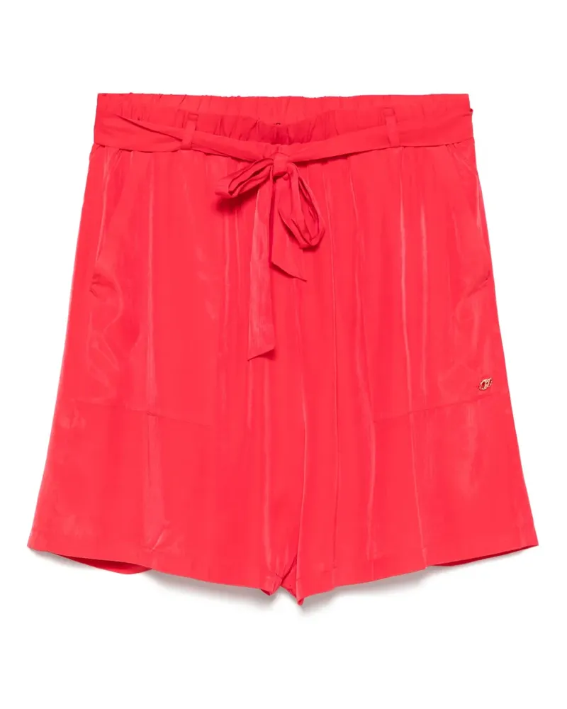 Liu Jo Shorts mit Logo-Schild - Rot Rot