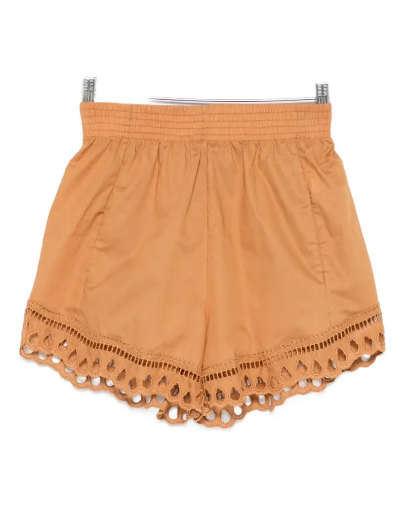 Ermanno Scervino broderie-anglaise shorts - Nude Nude