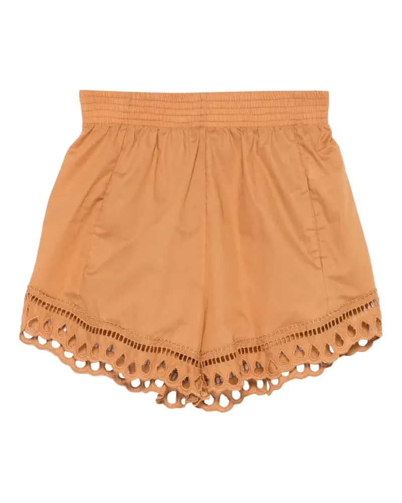 Ermanno Scervino broderie-anglaise shorts - Nude Nude