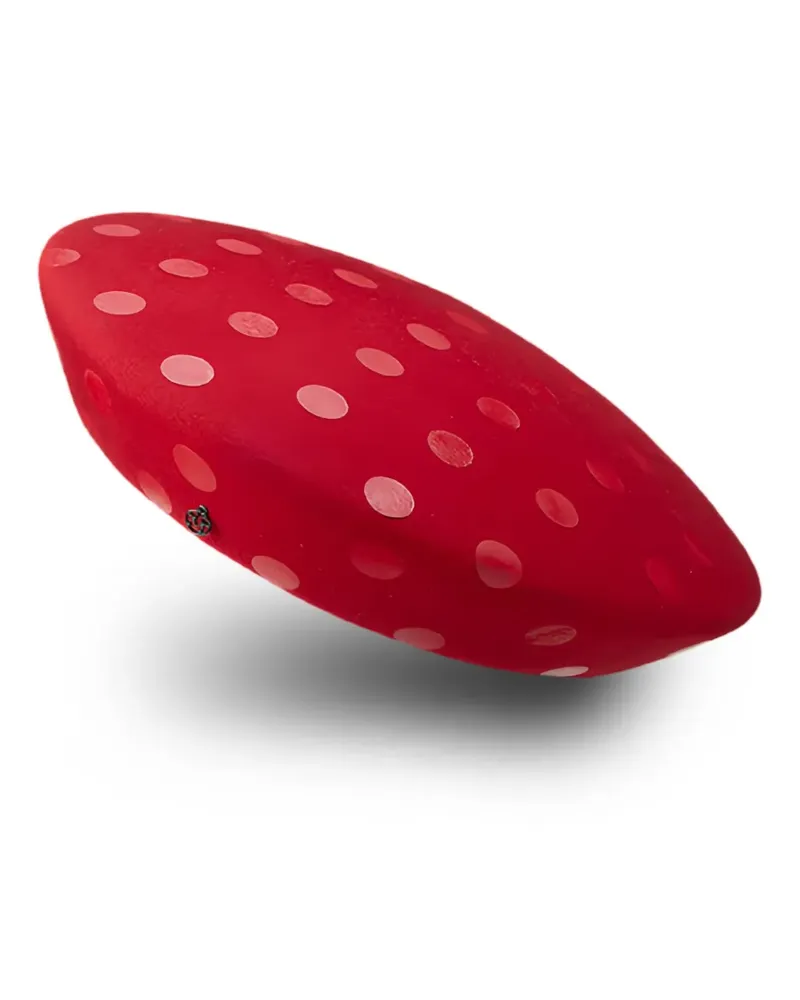 Maison Michel Idaho Baskenmütze mit Polka Dots - Rot Rot