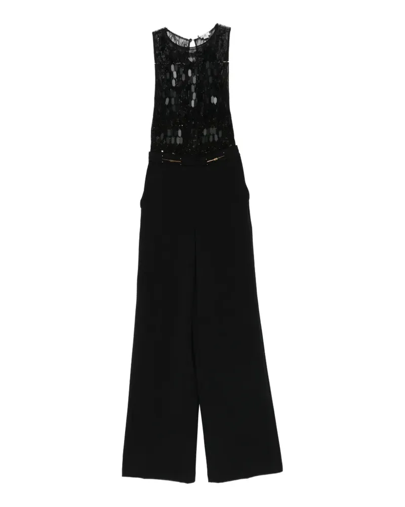 Elisabetta Franchi sequin-embelished jumpsuit - Schwarz Schwarz